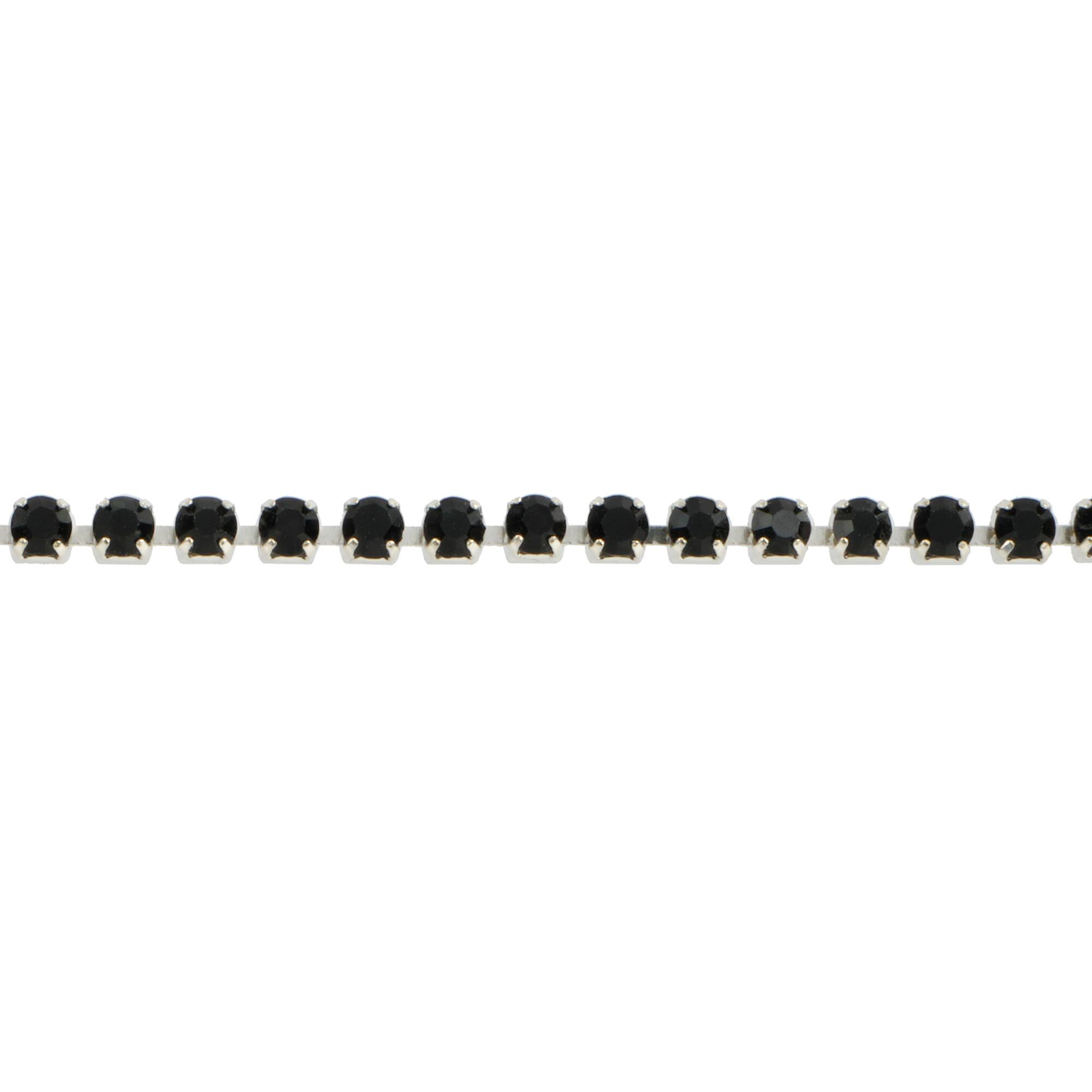 5yd. Glass Rhinestone Chain Spool by Bead Landing